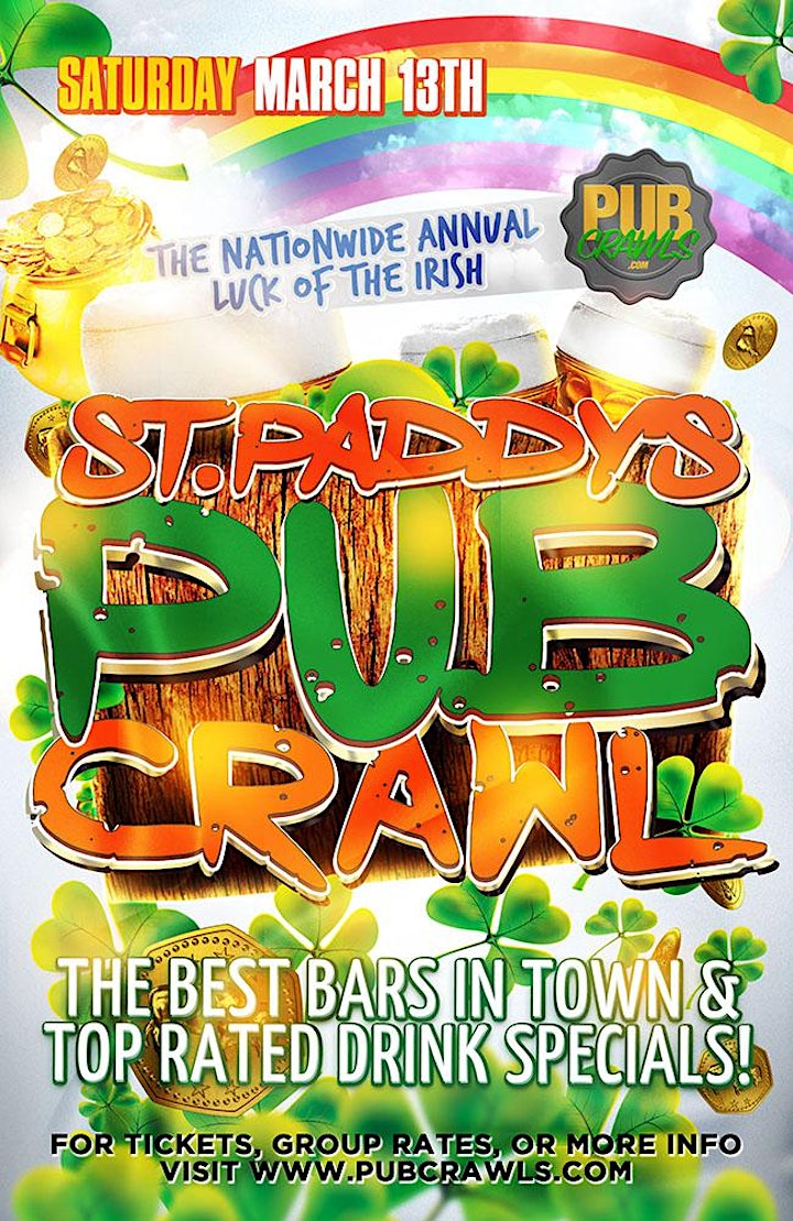 Washington D.C. "Luck of the Irish" Pub Crawl St Paddy's Weekend 2021 image