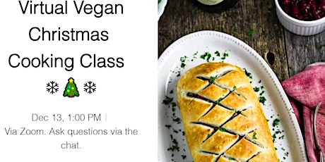 Virtual Vegan Christmas Cooking Class with Dr. Ruby primary image