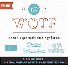 Resonate Women's Quarterly Theology Forum with Lindsay Swartz primary image
