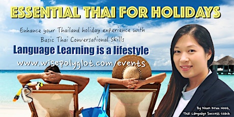 Thai for Holidays Workshop by WisePolyglot primary image