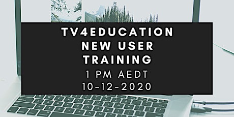New User Training - TV4Education primary image