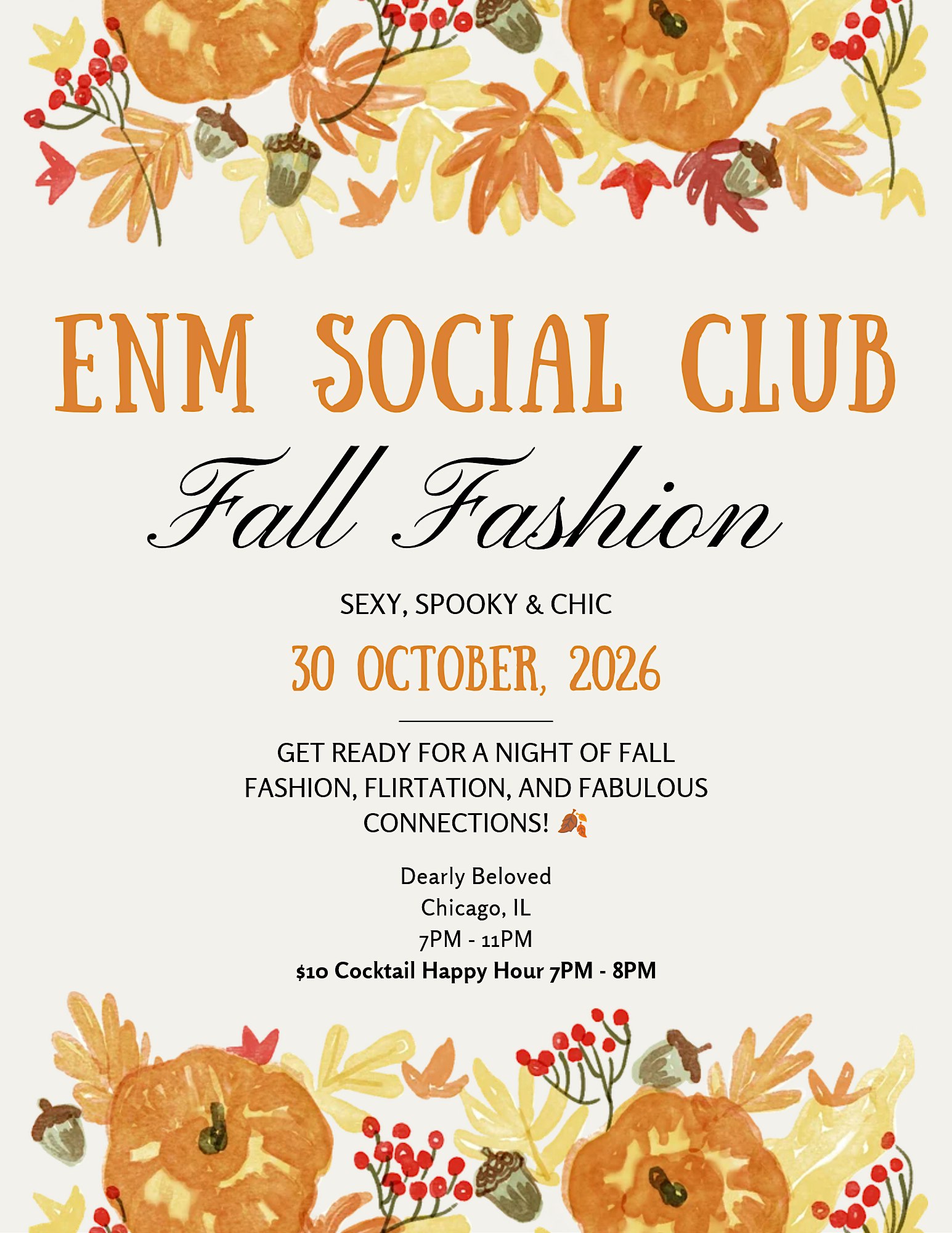 ENM Social Club - Fall Fashion - Sexy, Spooky & Chic