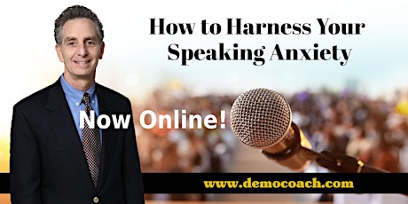 How to Harness Your Speaking Anxiety - Live Online primary image