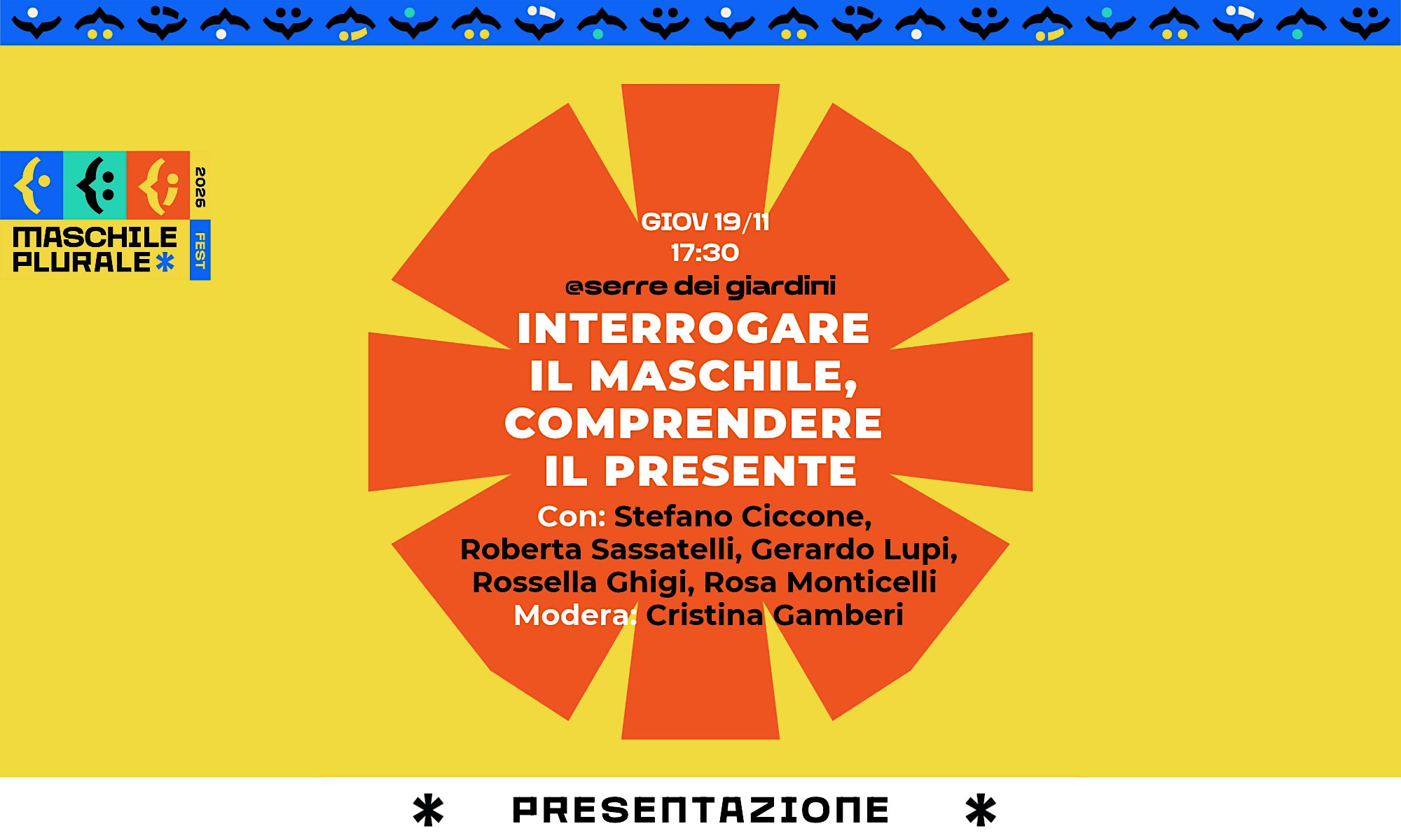 Presentazione del libro "interrogare il maschile, comprendere il presente