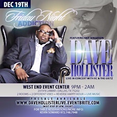 "Friday Night Addiction"  Featuring "DAVE HOLLISTER" Live in Concert primary image