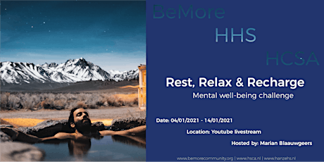 Rest, Relax & Recharge | A mental well-being challenge primary image