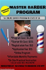 Online Master Barber Program primary image