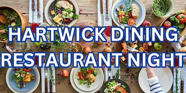 Imagem principal do evento Hartwick Dining Restaurant Night 11/4
