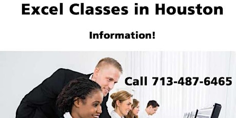 Microsoft Excel Training in Houston - Information only! Call 7/487-6465