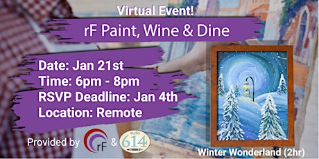 rF Virtual Paint, Wine, & Dine
