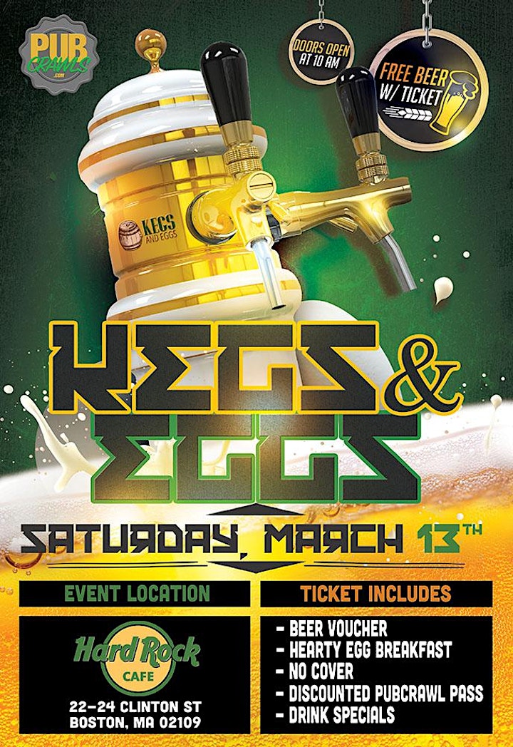 5th Annual Hard Rock Cafe St Paddy's Rockin' Kegs n' Eggs image