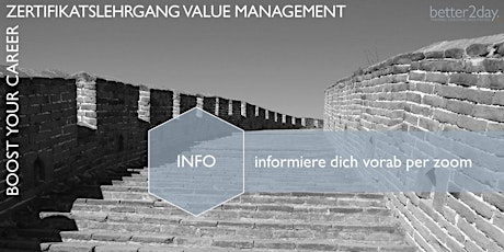 Hauptbild für Zertifikatslehrgang Value Management - INFOVERANSTALTUNG