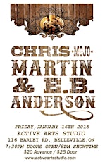 E.B. Anderson & Chris Martin (Roots, Blues, Country) Friday January 16th at 8:00pm primary image