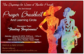 New Beginnings For Women Presents 2nd Annual Prayer Breakfast & Learning Circle primary image