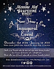 New Year's Eve Inaugural Event at Messina Hof Urban Winery primary image