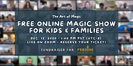 The Art of Magic: Free Virtual Online Family and Kids Magic Show primary image