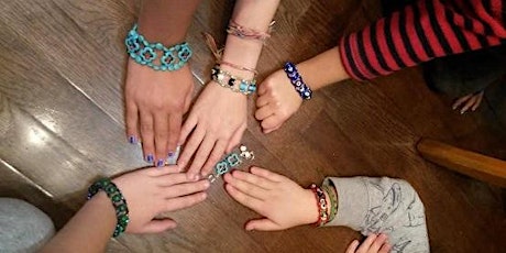 Kids Cross Weave Bracelet Class - Jewelry Class primary image