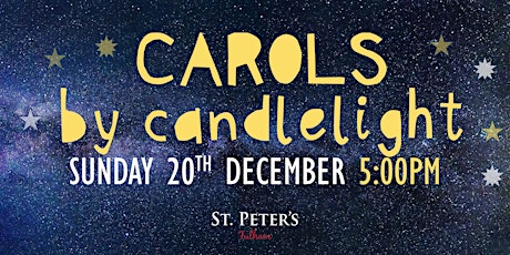 Carols by Candlelight 5pm - Sunday 20th December primary image