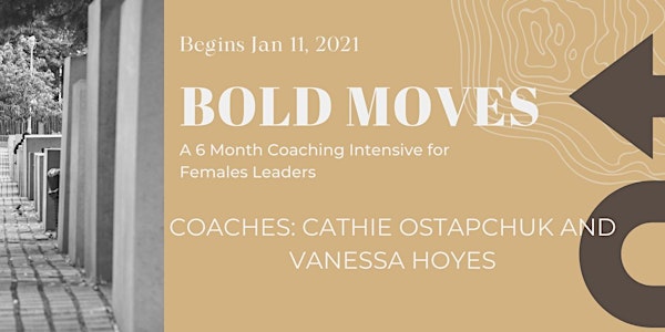BOLD MOVES - A Six Month Online Coaching Intensive for Female Leaders