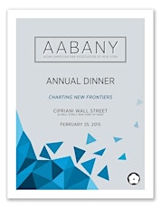 AABANY 2015 Annual Dinner: Charting New Frontiers primary image