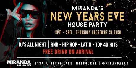 Miranda’s New Years Eve House Party primary image