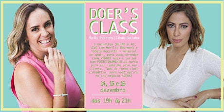 Imagem principal do evento Doer's Class - Vendas + Posicionamento de marca