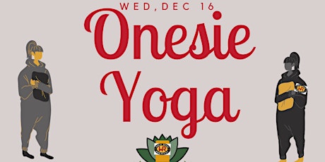 Virtual SIP + STRETCH  | Onesie Yoga | Wed Dec 16 feat. WILD ROSE BREWERY primary image