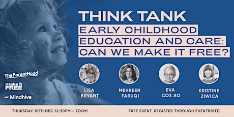 Online Think Tank: What if we made ECEC free for everyone? primary image