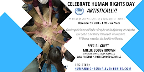 Image principale de Human Rights in Art: An Event by UNA Westchester & Bond Street Theatre