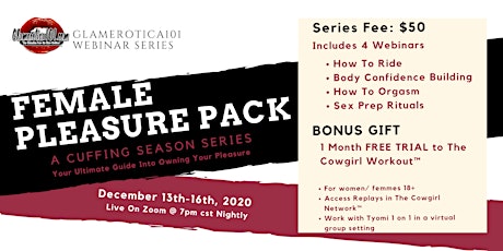 Female Pleasure Pack: A 4-Part Webinar Series