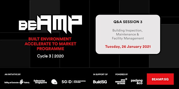 BEAMP Q&A Session 3: Building Inspection, Maintenance & Facility Management
