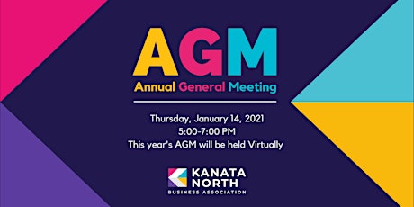 Kanata North Business Association Virtual AGM 2020 primary image