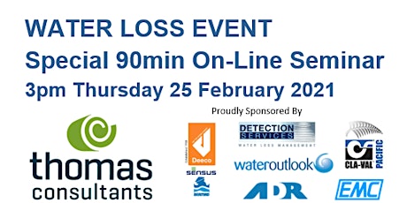 Water Loss Seminar - Special 90 minute Live Streamed Session primary image
