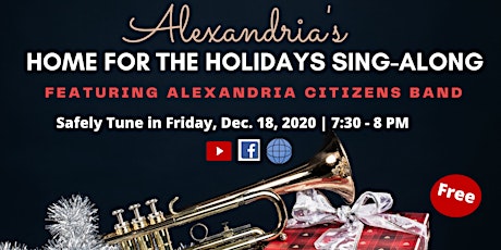 Hauptbild für Alexandria's Home For The Holidays Sing-Along -- FREE STREAMING