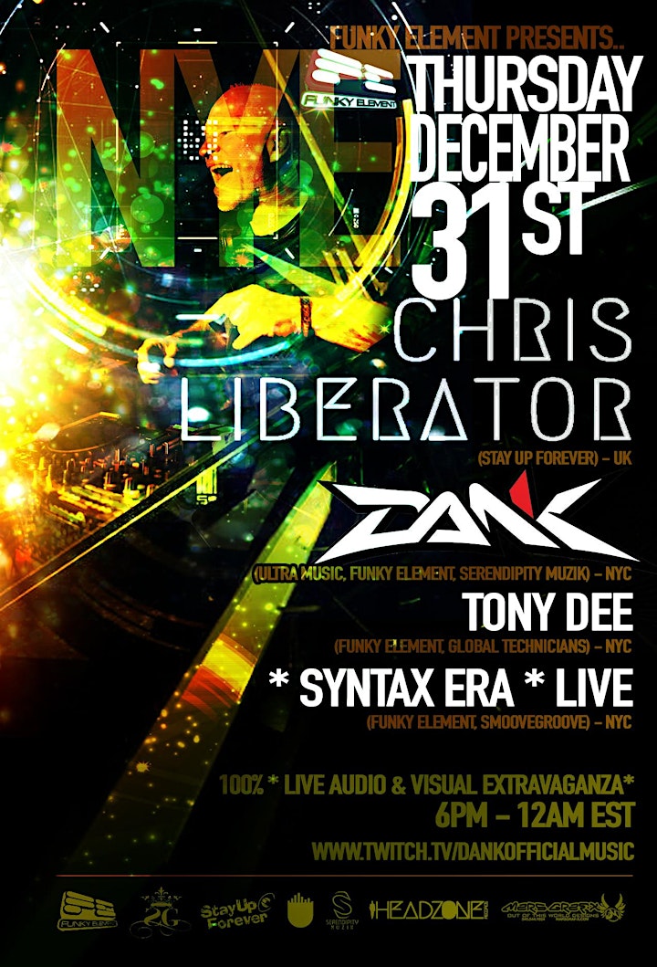 Funky Element LIVE w Chris Liberator (NYE Edition) image