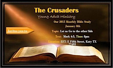 CRUSADERS BIBLE STUDY JANUARY EDITION! primary image