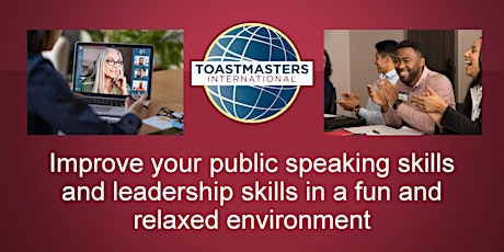 Special ONLINE Event - Try Out Toastmasters for FREE primary image