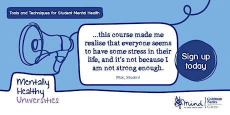 Mind - Tools & Techniques for Students Mental Health, Teesside University