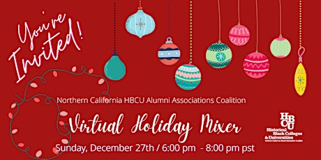 Imagen principal de HBCUC Annual Holiday Mixer - A Virtual Affair