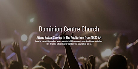 Attend Thanksgiving & Crossover  Service In Dominion Centre's Auditorium primary image