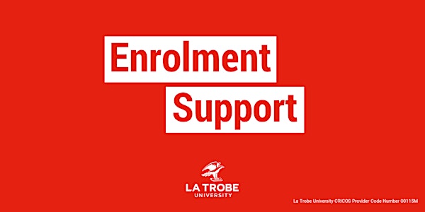 Enrolment Support Session  - Science and Health Sciences
