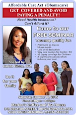 Affordable Care Act (ObamaCare) - Information and Enrollment Seminar primary image