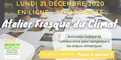 Image principale de Atelier Fresque du Climat 21/12/2020 - En ligne avec Benoit Planchenault