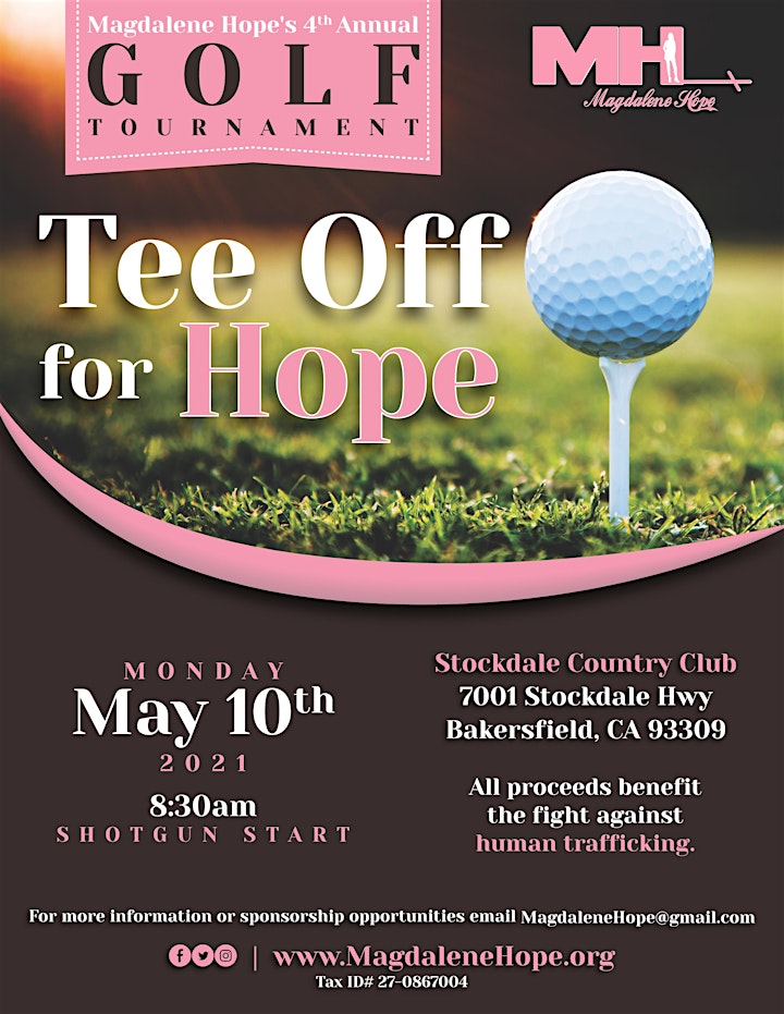 
		Magdalene Hope's 4th Annual 'Tee Off For Hope' Golf Tournament image
