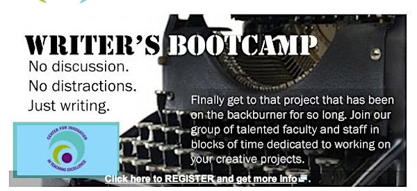 Writers' Boot Camp | Friday, 5/1
