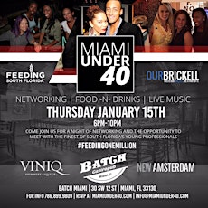 Miami Under 40 Networking Mixer Jan 15th @ Batch Gastropub primary image