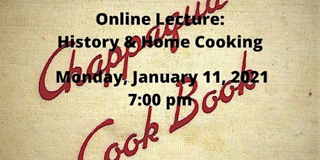 Online Lecture: History and Home Cooking