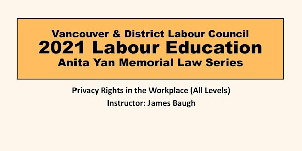 Privacy Rights in the Workplace