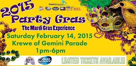 2015 Party Gras-The Mardi Gras Experience