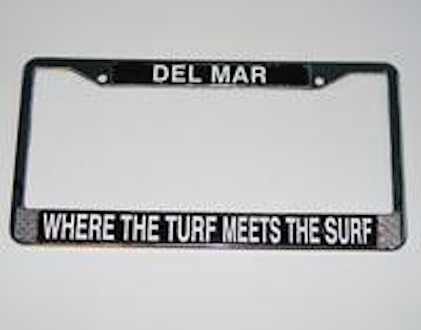 Where the Turf Meets The Surf License Frame